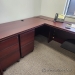 Mahogany U/C Suite Bow Front Executive Office Desk 108" x 72"